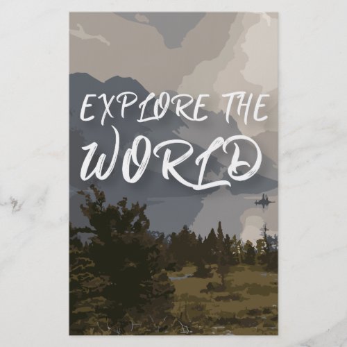Explore the world 55 x 85 Flyer