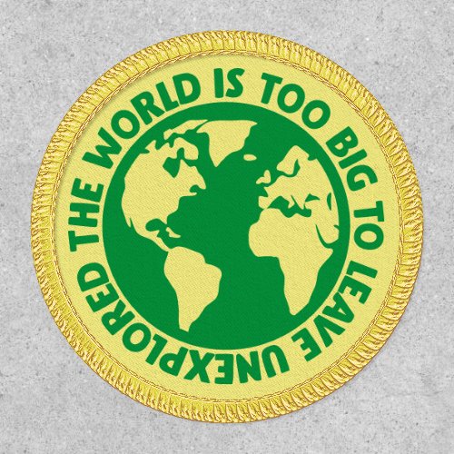 Explore The World Adventure Globe Patch