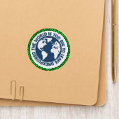Explore The World Adventure Globe Patch (On Folder)
