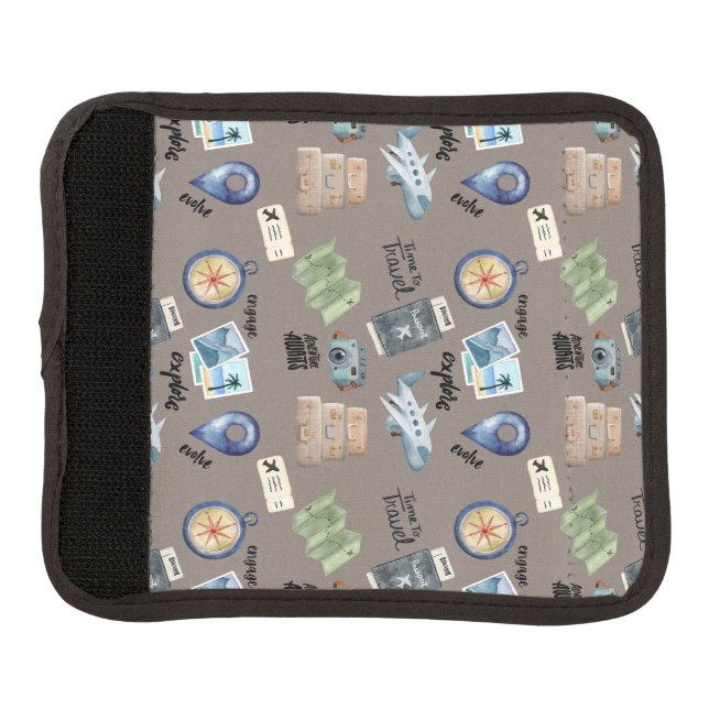 Explore the World Luggage Handle Wrap (Front)