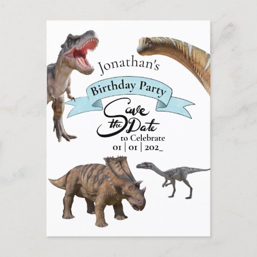 Explore the World of Jurassic Dinosaur Postcard