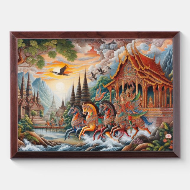 Explore the World of Traditional Art: Painting  Award Plaque (Horizontal)