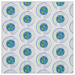 explore the world travel sticker fabric