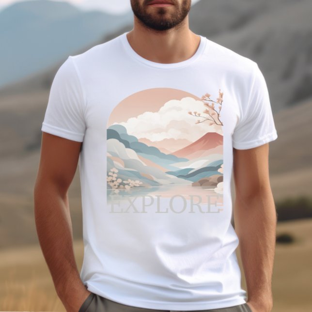 Explore Travel Adventure Landscape Graphic T-Shirt (Creator Uploaded)
