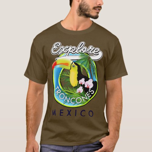 Explore Troncones Mexico retro T_Shirt