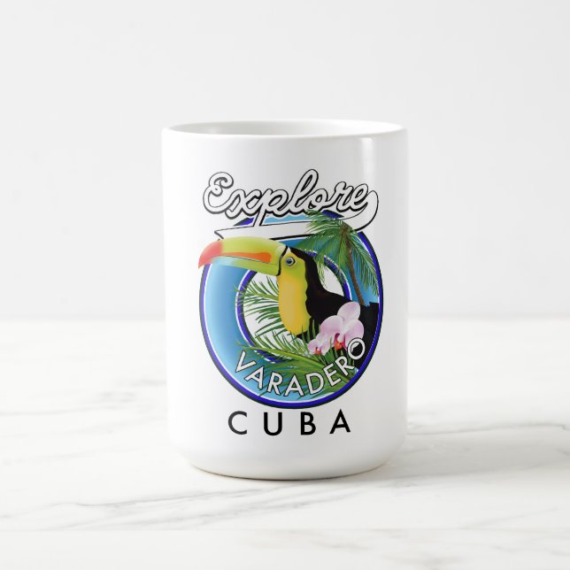 Explore Varadero Cuba travel logo Coffee Mug (Center)