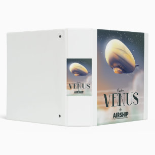 Explore Venus By Airship 3 Ring Binder