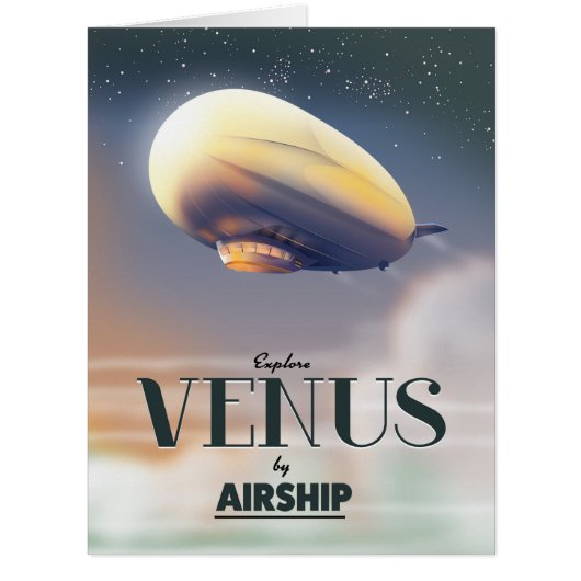 Explore Venus By Airship Cards (Front)