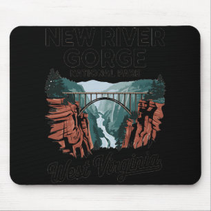 Explore West Virginia's New River Gorge National P Mouse Pad
