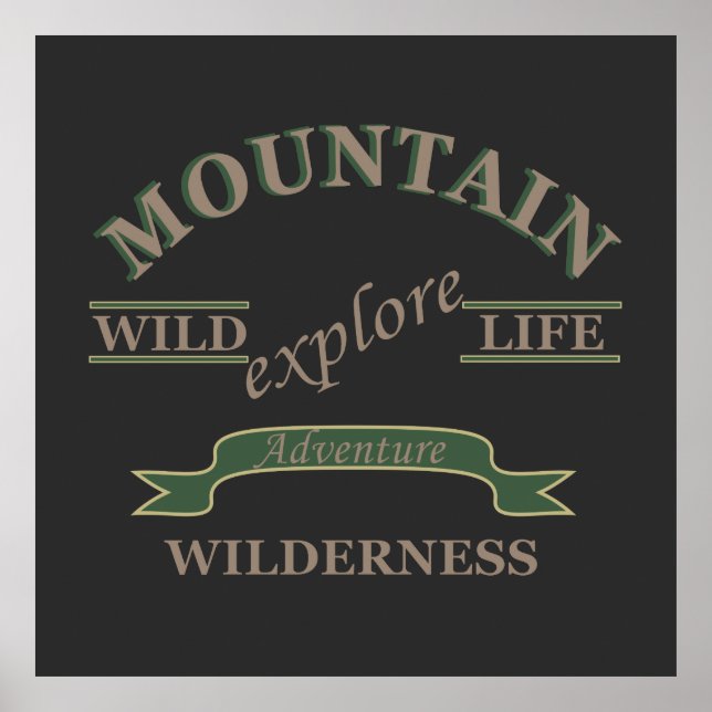 Explore wilderness explorer poster (Front)