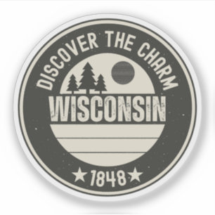 Explore Wisconsin- Designs for Every Lover Sticker