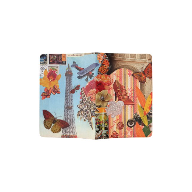 Explore your world passport holder. holder (Opened)
