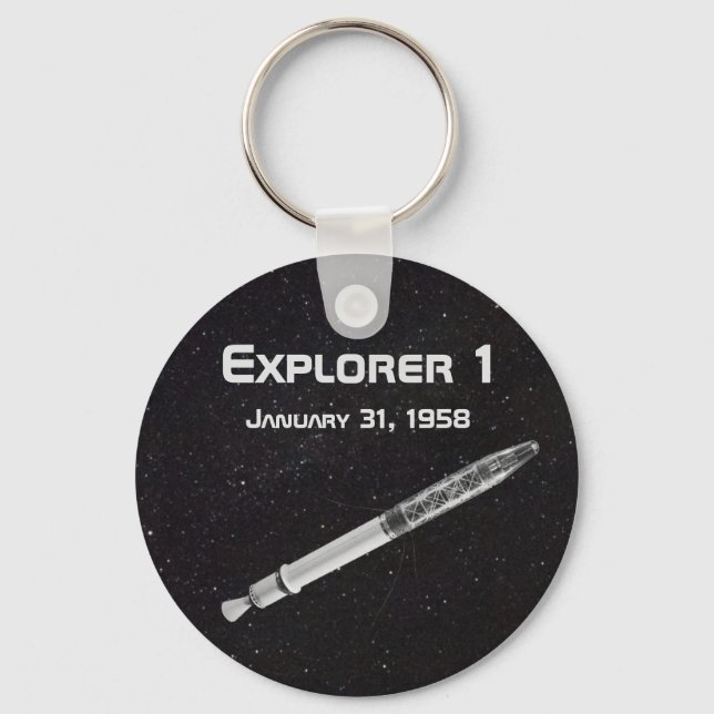 Explorer 1 Satellite Keychain (Front)