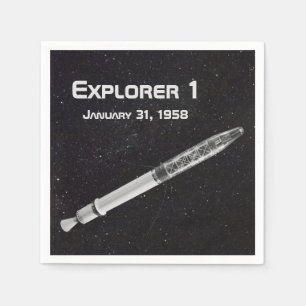 Explorer 1 Satellite Napkins