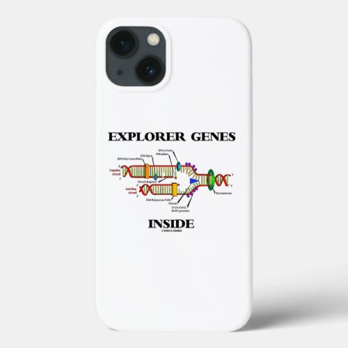 Explorer Genes Inside DNA Replication iPhone 13 Case