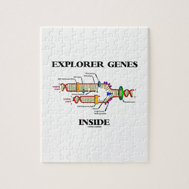 Explorer Genes Inside (DNA Replication) Jigsaw Puzzle (Vertical)