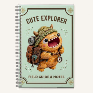 Explorer Kawaii 3D Clay Notebook