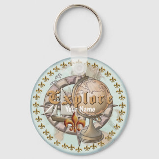 Explorer Map Keychain