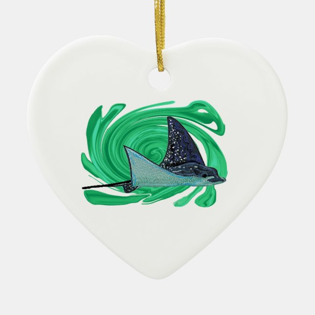 EXPLORER OF REEFS CERAMIC ORNAMENT (Front)