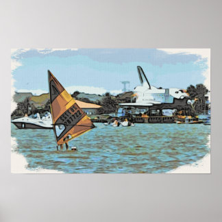 Explorer water series #1 poster