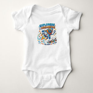 EXPLORERS & DREAMERS BABY BODYSUIT