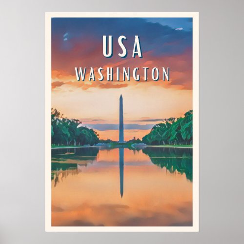 Explorez la capitale des tats_Unis Poster