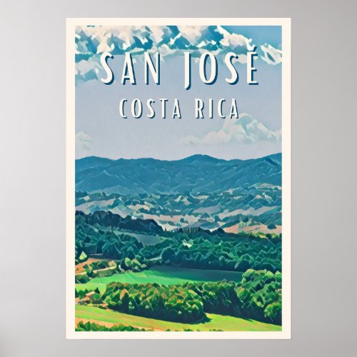 Explorez la capitale du Costa Rica  San Jos Poster
