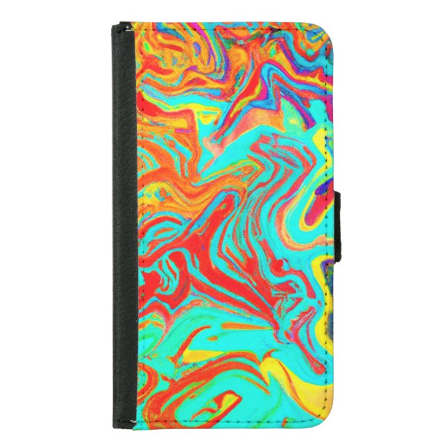 Exploring Abstract Design Concepts Samsung Galaxy Wallet Case (Front)