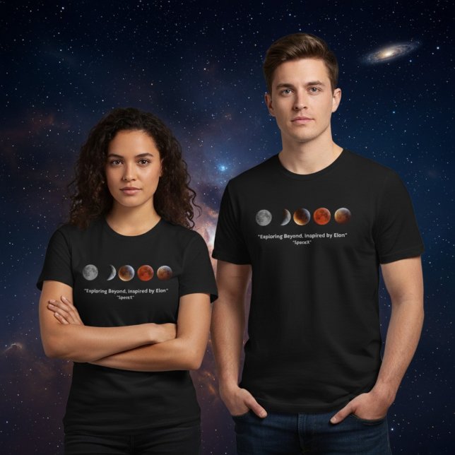 "Exploring Beyond Planet Graphic T-Shirt" T-Shirt (Creator Uploaded)