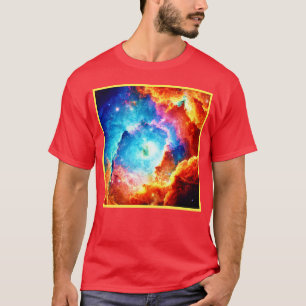 Exploring Colorful Nebula Art T-Shirt