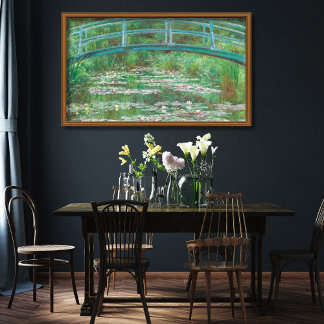 Exploring Monet's The Japanese Footbridge (1899) Poster