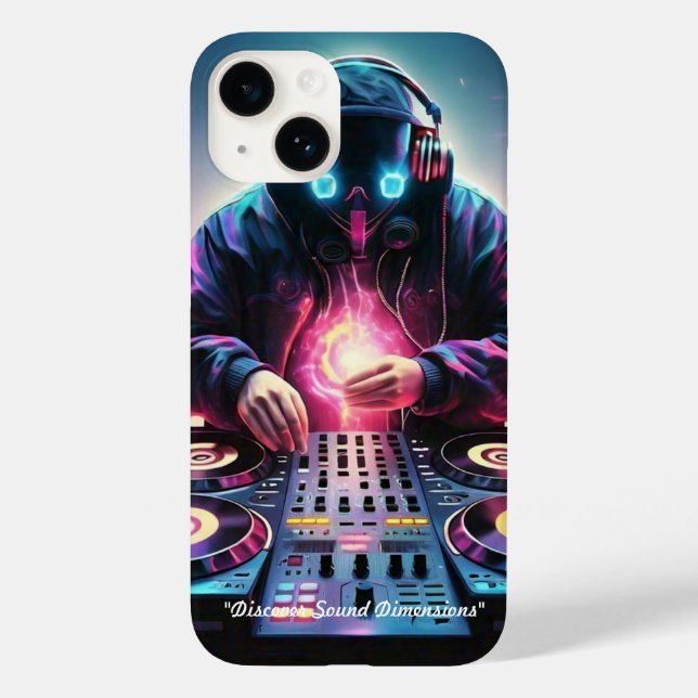"Exploring Musical Realms" Case-Mate iPhone Case (Back)