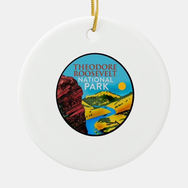 EXPLORING NEW WILDS CERAMIC ORNAMENT (Front)