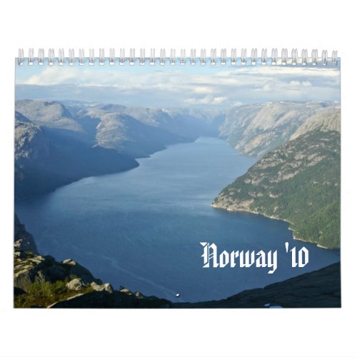 Exploring Norway Calendar