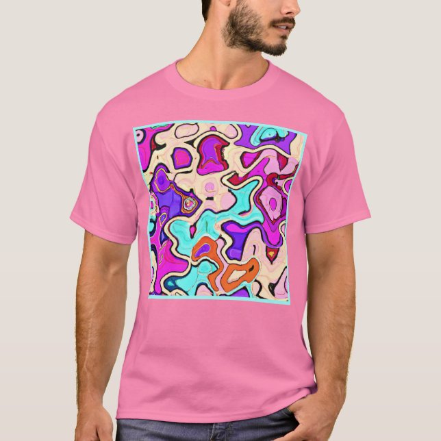 Exploring Our Colorful Patterns Art T-Shirt (Front)