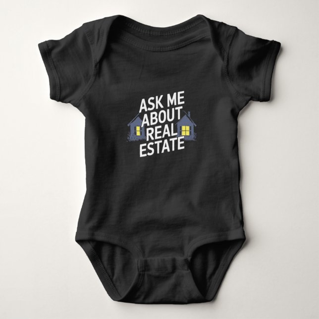 Exploring Real Estate Opportunities Baby Bodysuit (Front)