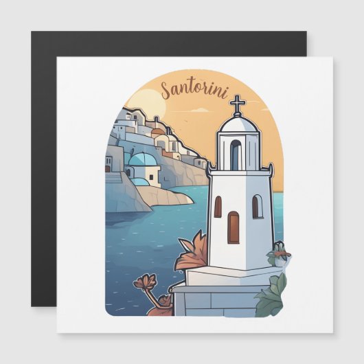 Exploring Santorini, Greece (Front/Back)