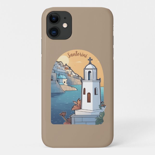 Exploring Santorini, Greece Case-Mate iPhone Case (Back)