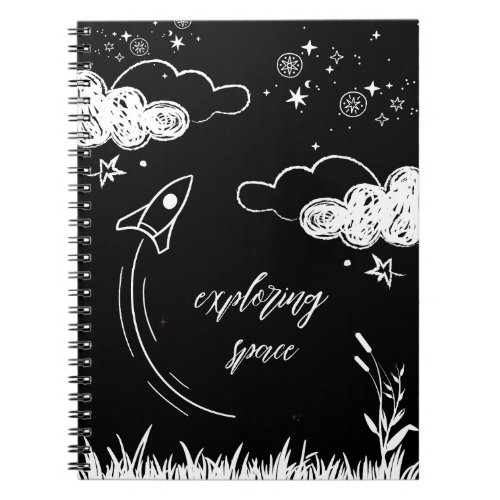 exploring space notebook