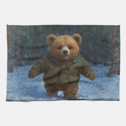 Exploring Teddy Bear Art for Kids Kitchen Towel