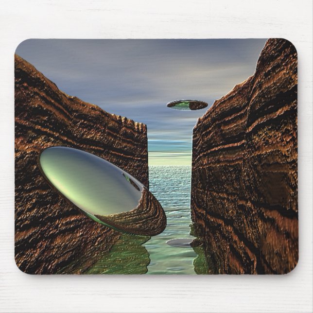 Exploring-the-coastline Mouse Pad (Front)