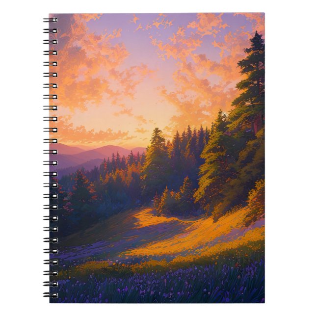 Exploring the Majestic Wilderness Notebook (Front)