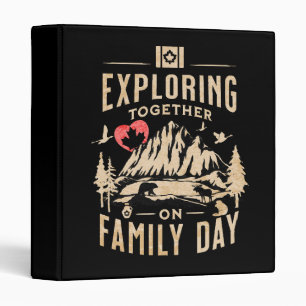 Exploring Together on Family Day 3 Ring Binder
