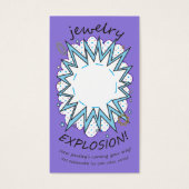 Explosion Card: Jewelry, Icy Purple (Front)