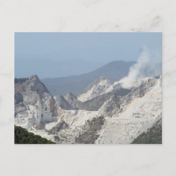 Explosion In Marble Quarries In Carrara  Italy Postcard by Lykeion at Zazzle