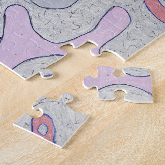 "Explosion in Space" Abstract Art Jigsaw Puzzle