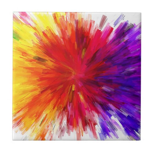 Explosion of Color Ceramic Tile