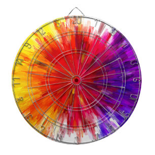 Explosion of Color Dart Board