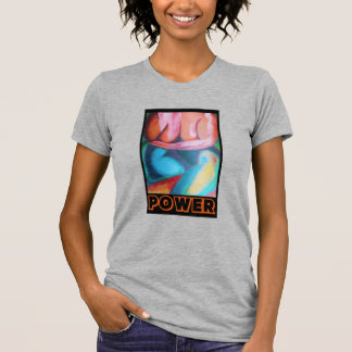 Explosion of Color: Woman's Body in Fauvist Style T-Shirt