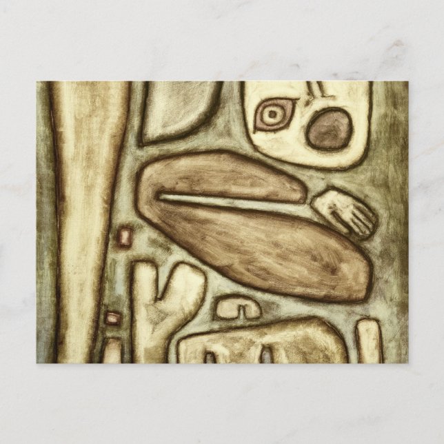 Explosion of Fear, 1939 by Paul Klee Postcard (Front)